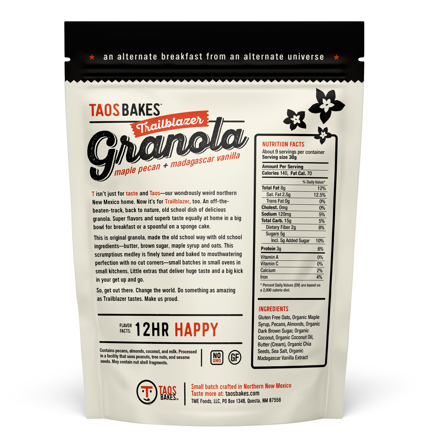 Trailblazer Granola - Maple Pecan + Madagascar Vanilla